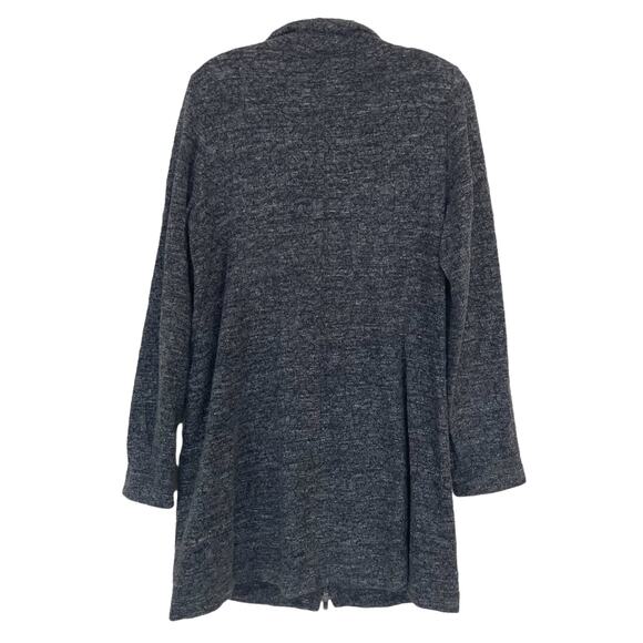 Eileen Fisher Heathered Gray Full Zip Cardigan Sz S - Picture 5 of 6